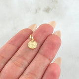 Dije Letra R 0.35gr / 1/2 in / Oro Amarillo 18K