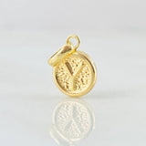 Dije Letra Y 0.4gr / 1/2 in / Oro Amarillo 18K