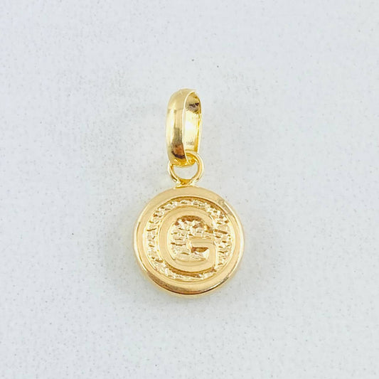 Dije Letra G 0.35gr / 1.5cm / Oro Amarillo 18K