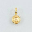 Pendant Letter O 0.4gr / 1.5cm / 18K Gold Yellow