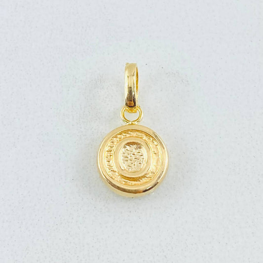 Pendant Letter O 0.4gr / 1.5cm / 18K Gold Yellow
