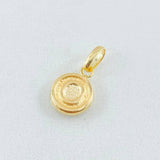 Pendant Letter O 0.4gr / 1.5cm / 18K Gold Yellow