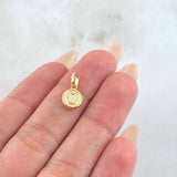 Pendant Letter O 0.4gr / 1.5cm / 18K Gold Yellow