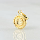 Pendant Letter O 0.4gr / 1.5cm / 18K Gold Yellow