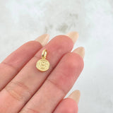 Dije Letra S 0.35gr / 1/2 in / Oro Amarillo 18K