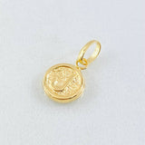 Pendant Letter J 0.35gr / 0.5in / 18K Gold