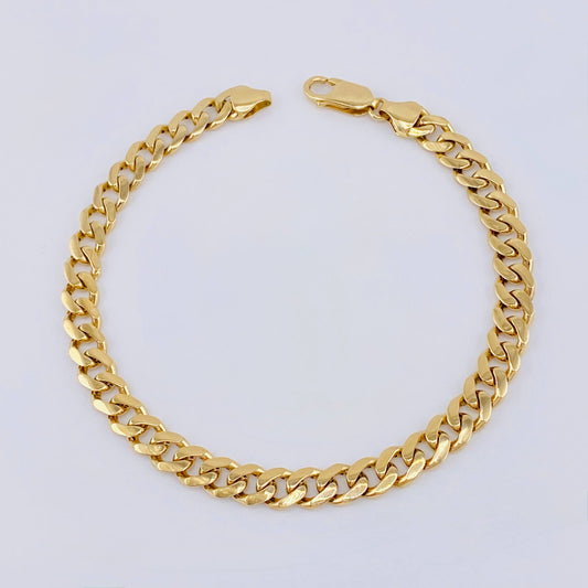 Cuban Links Bracelet 7.75gr / 8 3/4 in / 6.1mm 18K Yellow Gold +1 ©
