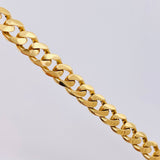 Pulso Cubano 7.75gr / 8 3/4 in / 6.1mm Oro Amarillo +1 18K ©