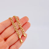 Cuban Links Bracelet 7gr / 7 1/2 in / 5.15mm 18K Yellow Gold +1
