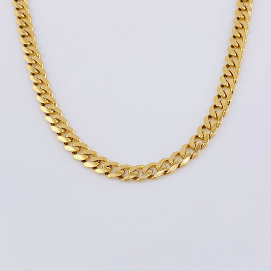 Cuban Links 31.3gr / 23 1/2 in / 6.8mm 18K Yellow Gold +1 *