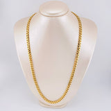 Cuban Links 31.3gr / 23 1/2 in / 6.8mm 18K Yellow Gold +1 *