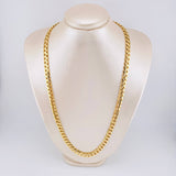 Cuban Links 34.55gr / 23 1/2 in / 8mm 18K Yellow Gold +1 ©