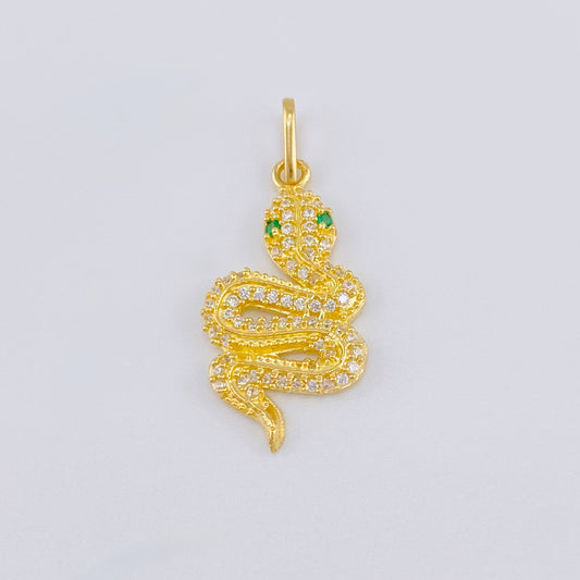 Dije Serpiente 1.85gr / 1 in / Oro Amarillo 18K ©