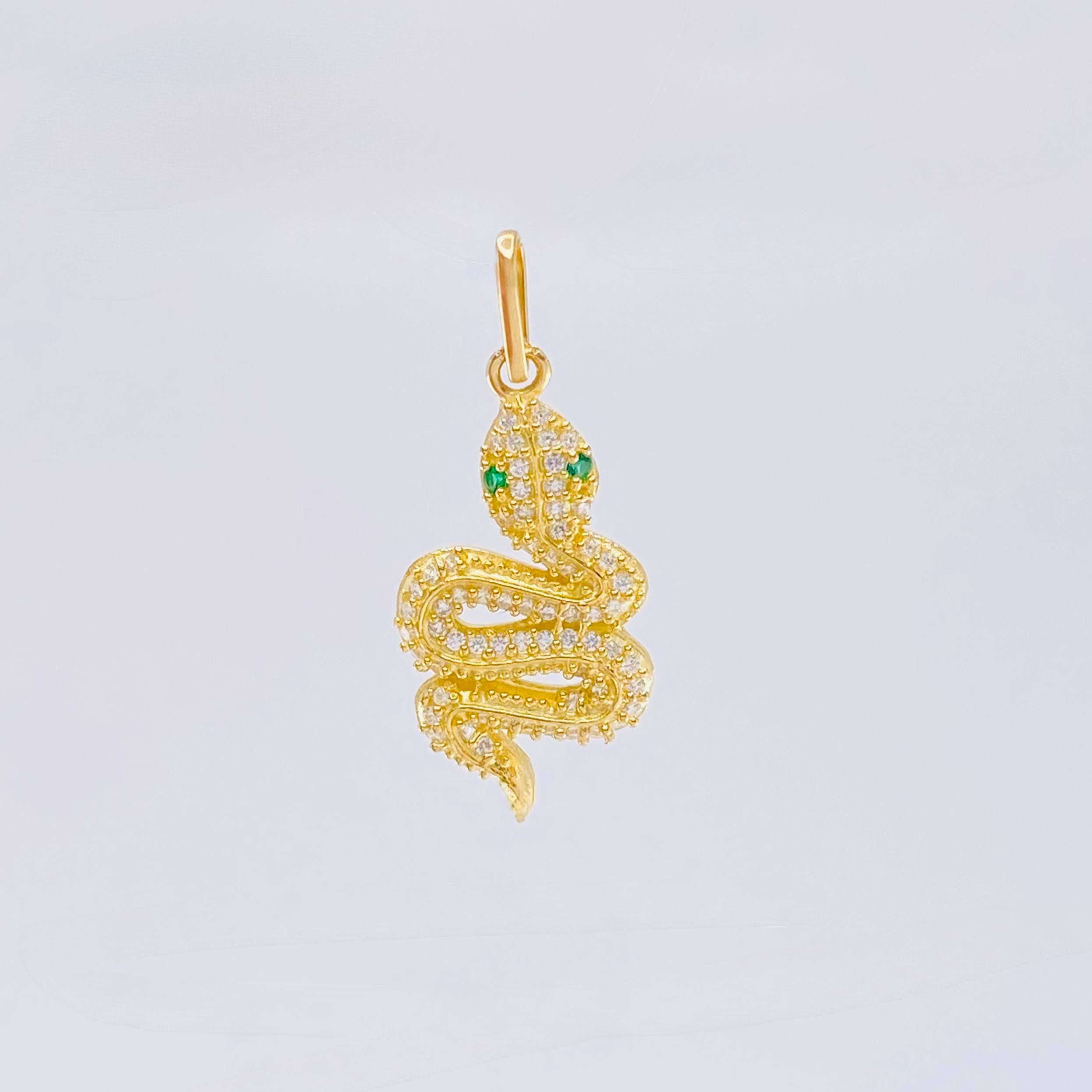 Dije Serpiente 1.85gr / 1 in / Oro Amarillo 18K ©