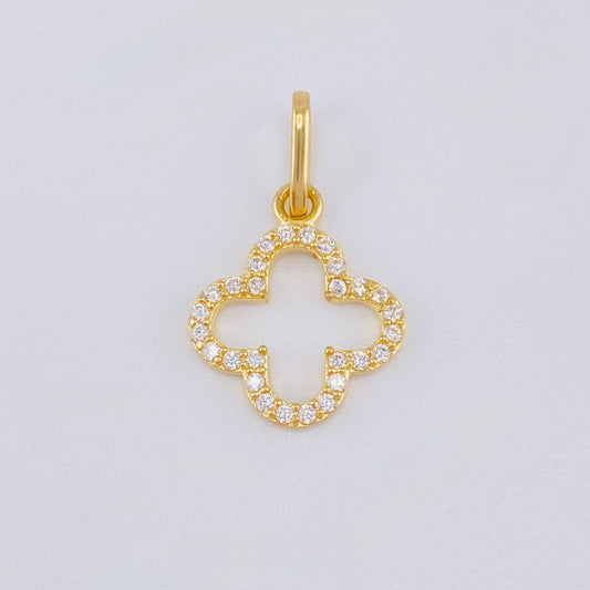 Dije Cruz Suiza 0.6gr / 1 in / Oro Amarillo 18K *