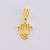 Dije Corona 0.8gr / 3/4 in / Oro Amarillo 18K ©