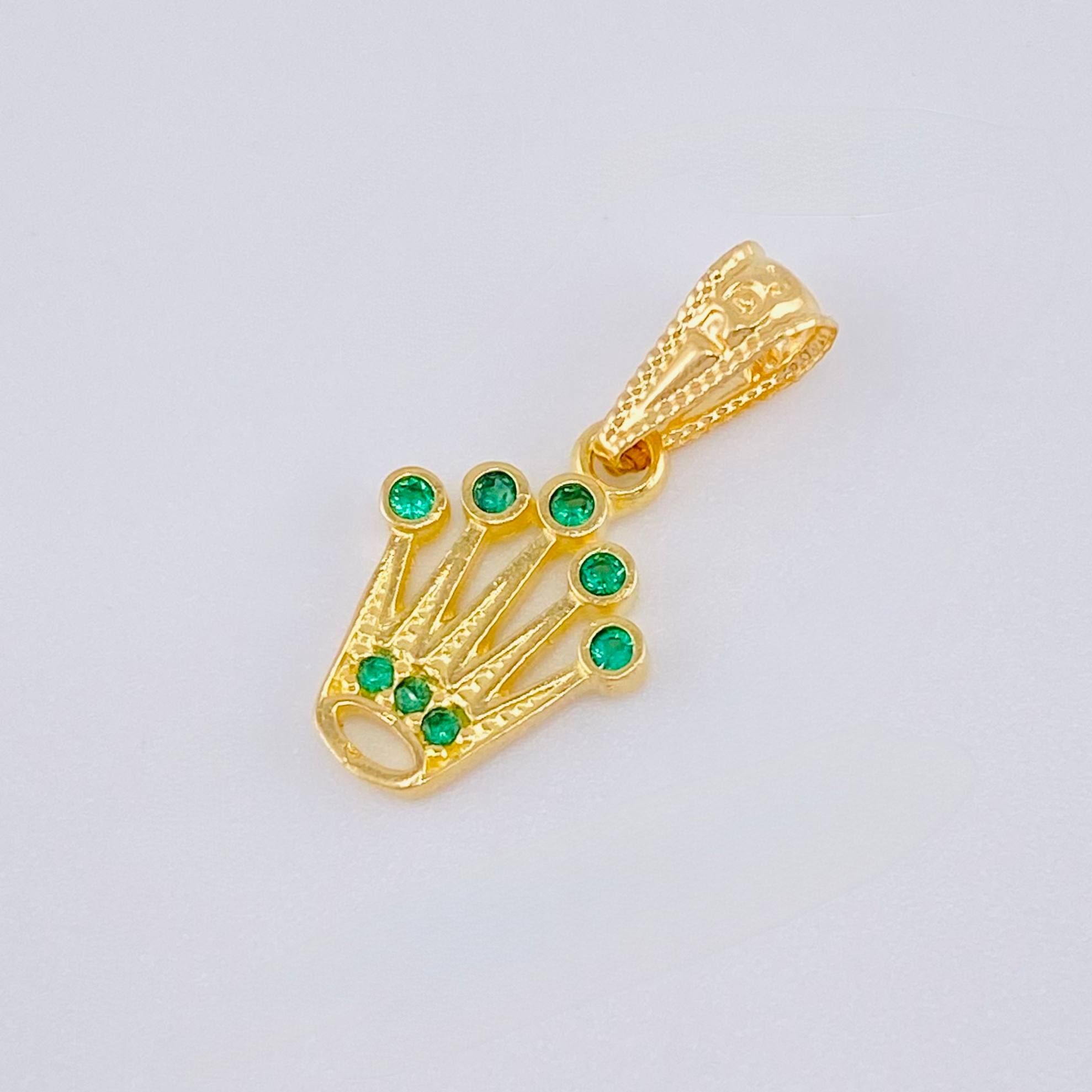 Dije Corona 0.8gr / 3/4 in / Oro Amarillo 18K ©