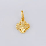 Dije Trebol Dorado 0.75gr / 3/4 in / Oro Amarillo Nac.Esp. 18K *