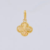 Golden Clover Pendant 0.8gr / 3/4 in / Yellow Gold Nac.Esp. 18K ©