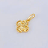 Golden Clover Pendant 0.8gr / 3/4 in / Yellow Gold Nac.Esp. 18K ©