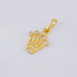 Dije Corona 0.7gr / 3/4 in / Oro Amarillo 18K *