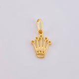 Dije Corona 0.7gr / 3/4 in / Oro Amarillo 18K ©