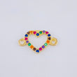 Herraje Silueta Corazón Tupida 0.45gr / 1/2 in / Oro Amarillo 18K ©