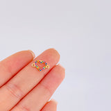 Heart Silhouette Charm 0.4 g / 1/2 in 18K Yellow Gold