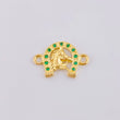 Herraje Herradura Cabeza De Caballo 1.05 g / 1/2 in Oro Amarillo 18K