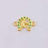Horse Shoe Pendant 1.15 g / 3/4 in 18K Yellow Gold