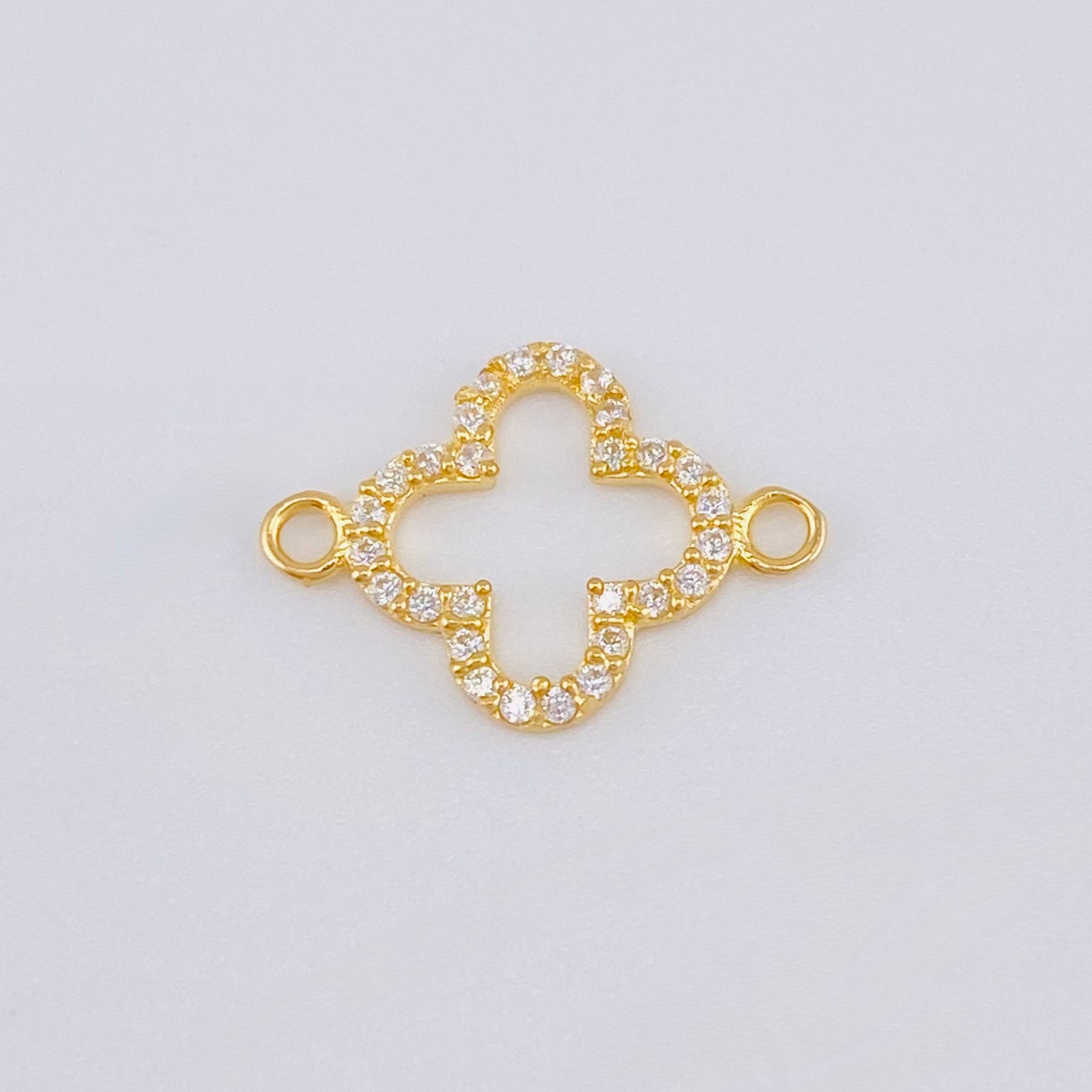 Herraje Cruz Suiza 0.5gr / 3/4 in / Oro Amarillo 18K ©