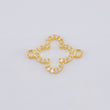 Herraje Cruz Suiza 0.5gr / 3/4 in / Oro Amarillo 18K ©