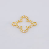 Herraje Cruz Suiza 0.5gr / 3/4 in / Oro Amarillo 18K ©