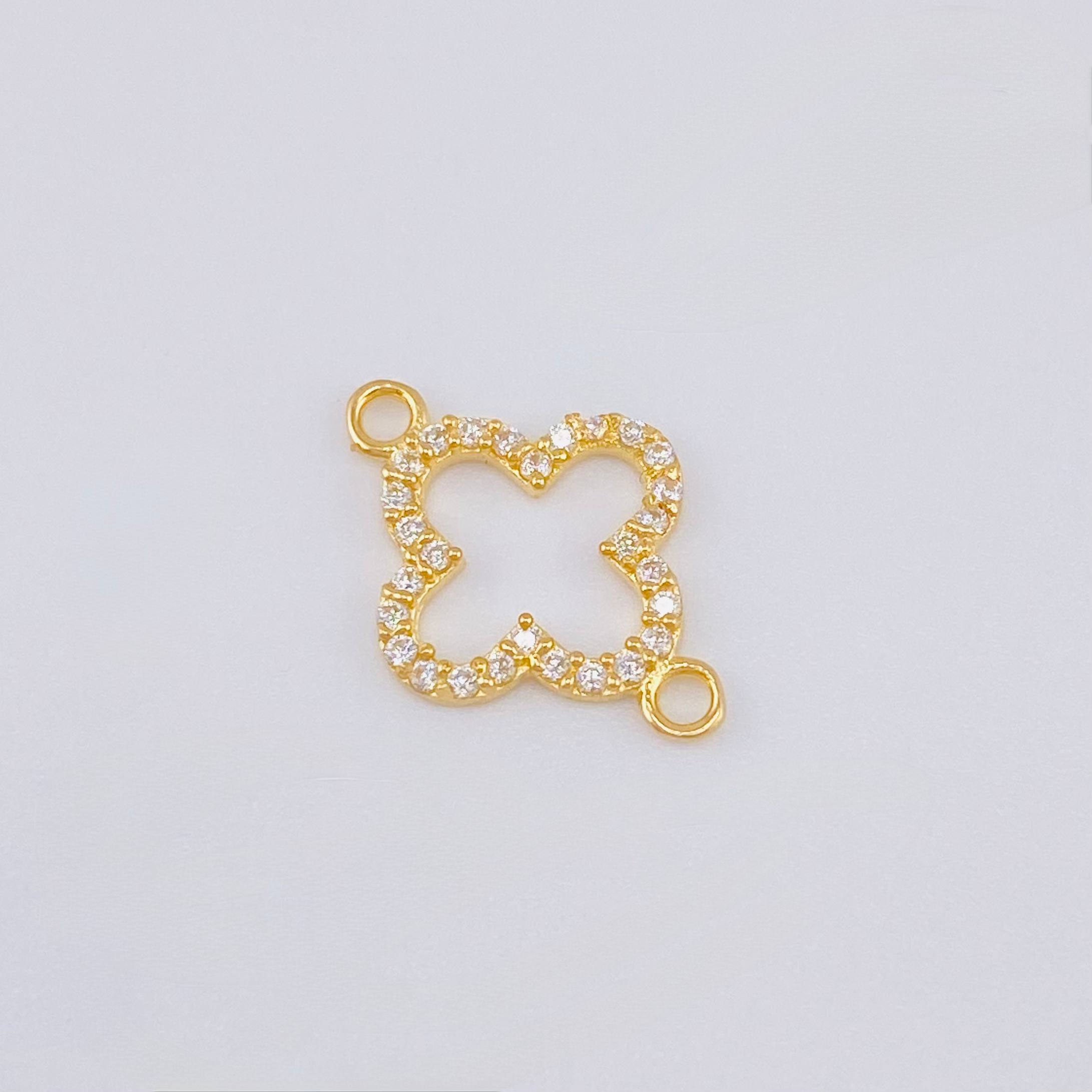Herraje Cruz Suiza 0.5gr / 3/4 in / Oro Amarillo 18K ©