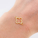 Herraje Cruz Suiza 0.5gr / 3/4 in / Oro Amarillo 18K ©