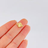Golden Clover Charm 0.75gr / 1/2 in / Yellow Gold Nac.Esp. 18K ©