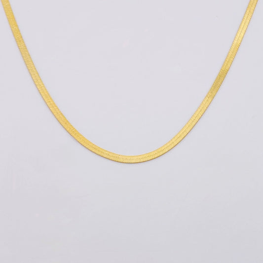 Cadena Espejo 4.6gr / 15 3/4 in / 2.05mm Oro Amarillo +3 18K %