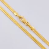 Herringbone Chain 3.65gr / 15 3/4 in / 2.4mm Yellow Gold +3 18K *