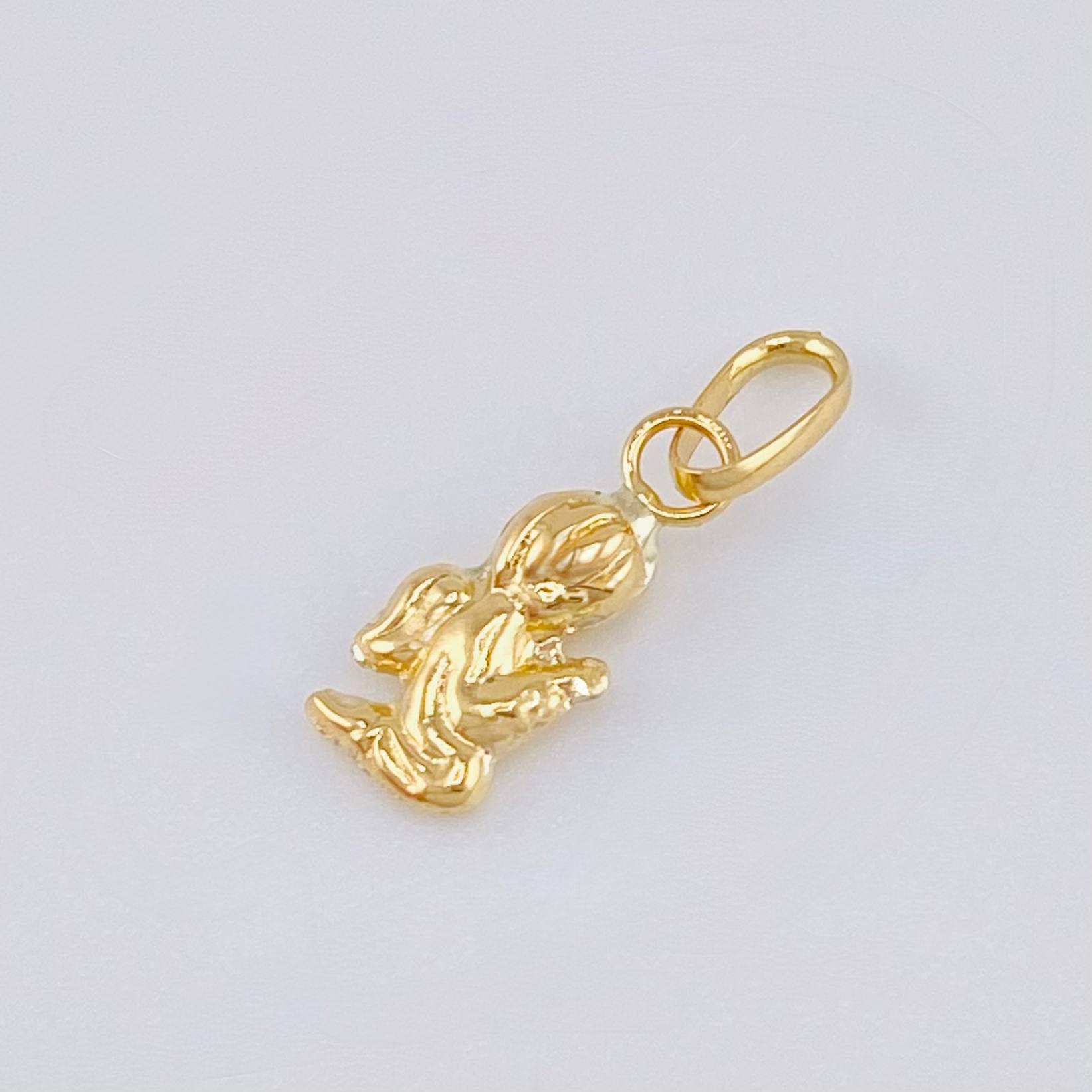 Dije Angel De La Guarda 0.2gr / 1/2 in / Oro Amarillo 18K ©