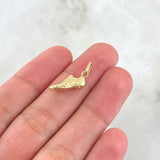 Dije Zapato Guayo 2.35gr / 2.3cm / Oro Amarillo 18K