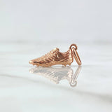 Dije Zapato Guayo 2.25gr / 2.3cm / Oro Rosa 18K