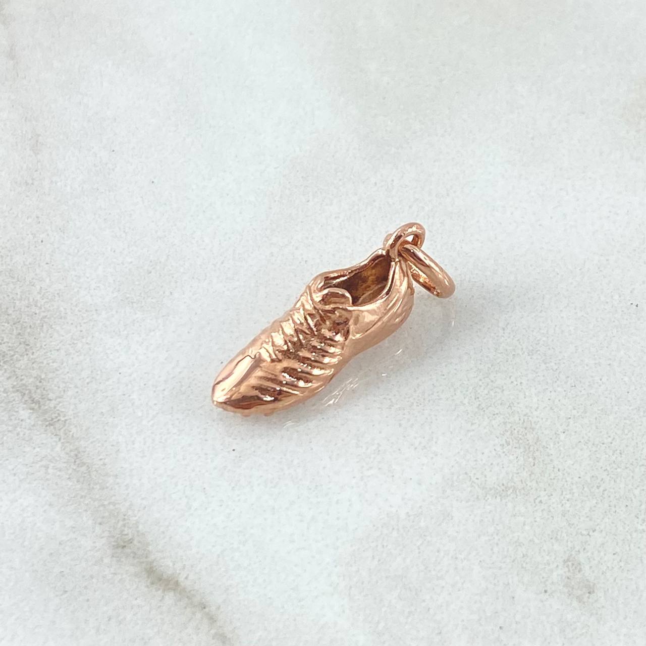 Dije Zapato Guayo 2.25gr / 2.3cm / Oro Rosa 18K