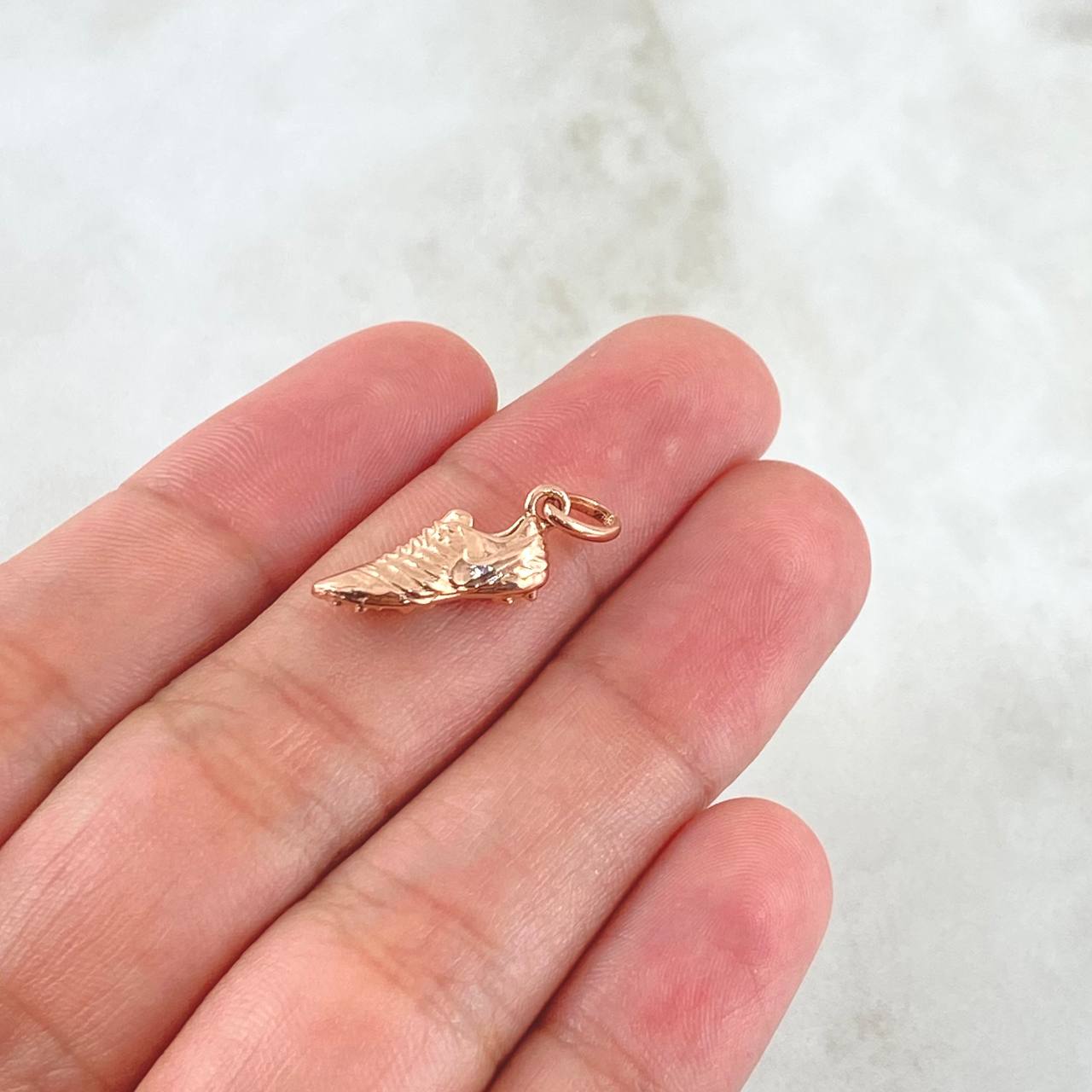 Dije Zapato Guayo 2.25gr / 2.3cm / Oro Rosa 18K