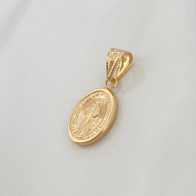 Dije Virgen Maria 0.7gr / 3/4 in / Oro Amarillo 18K &