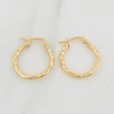 Candongas Kari 1.35 g / 3/4 in Oro Amarillo 18K