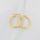 Candongas Kari 1.35 g / 3/4 in Oro Amarillo 18K