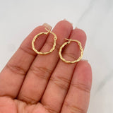 Candongas Kari 1.35 g / 3/4 in Oro Amarillo 18K