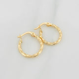 Candongas Kari 0.85 g / 1/2 in Oro Amarillo 18K