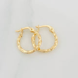 Candongas Kari 1.15 g / 1/2 in Oro Amarillo 18K