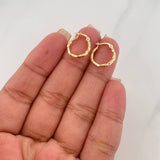 Candongas Kari 1.15 g / 1/2 in Oro Amarillo 18K
